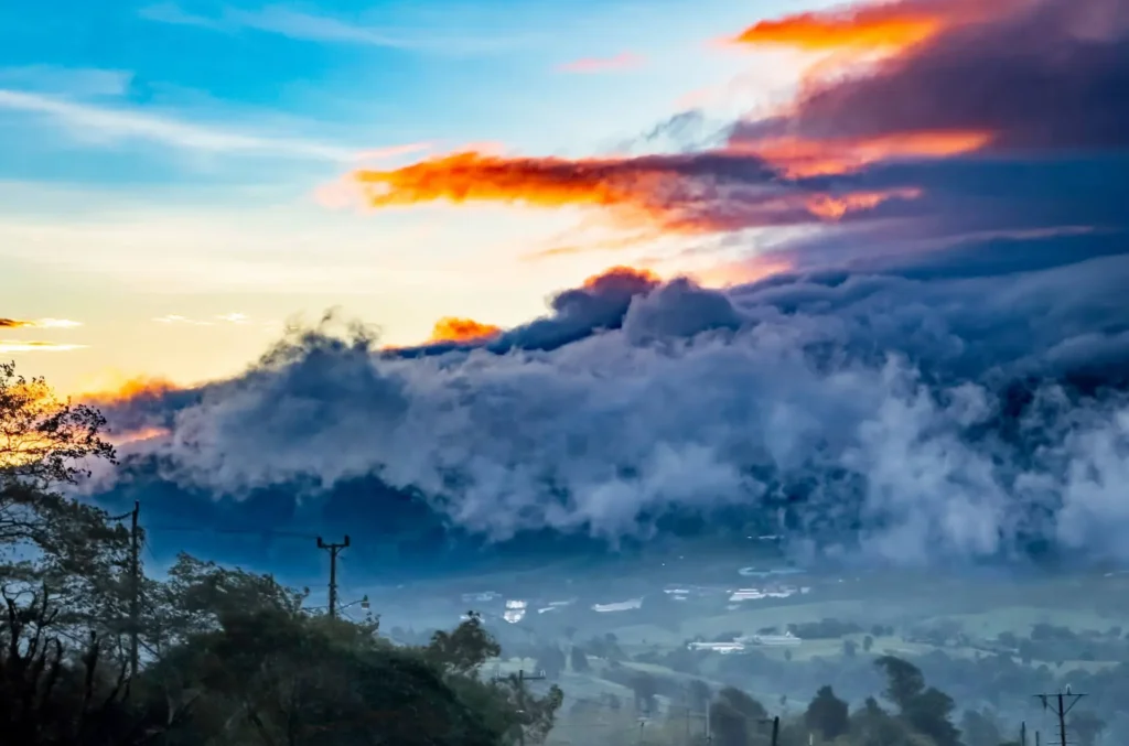 Paisajes de atardeceres en fraijanes.