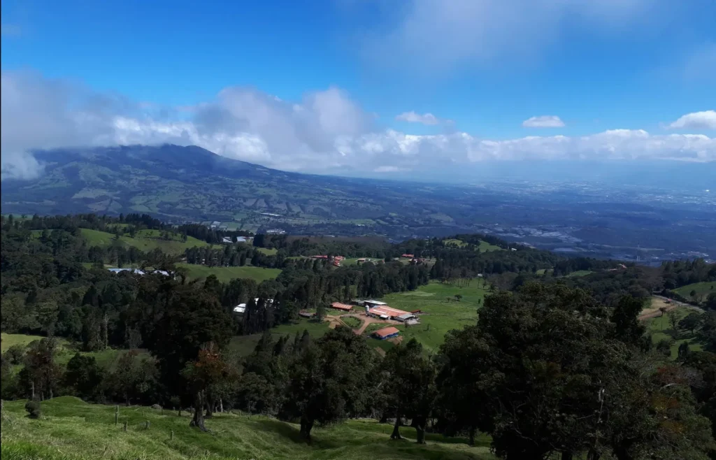 Vista aerea de fraijanes.
