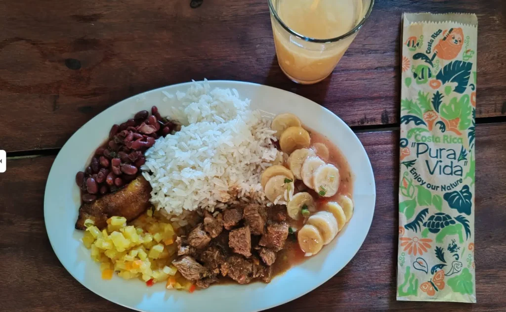 casado almuerzo tipico costarricense